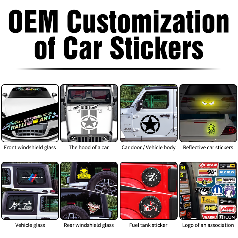 Partial Car Sticker Customization